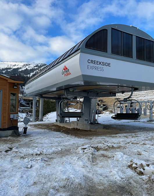 Power for New Ski Chairlift